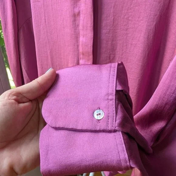 MNG Elegant Pink Womens Blouse - Picture 4 of 6